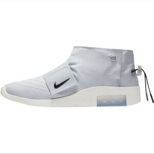 NIKE AIR x FEAR OF GOD | Pure Platinum & Black Sail Moccasin Sneakers Men’s 6.5